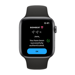 taliware biombeat passwordless authentication apple watch