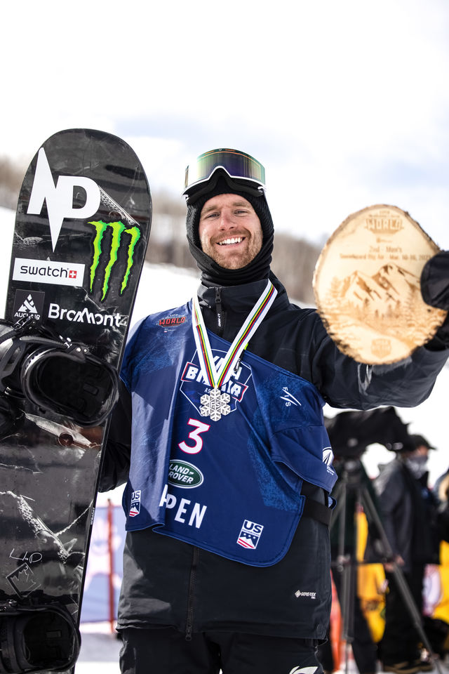 Monster Energy's Max Parrot Earns Silver Medal in Men’s Snowboard Big Air at 2021 FIS Snowboard World Championships in Aspen