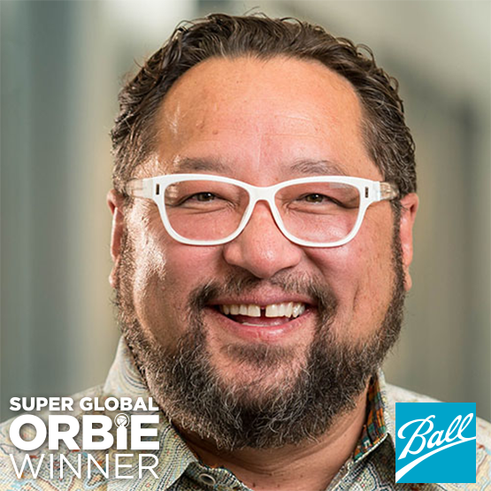 Super Global ORBIE Winner, Brian Gabbard of Ball Corporation