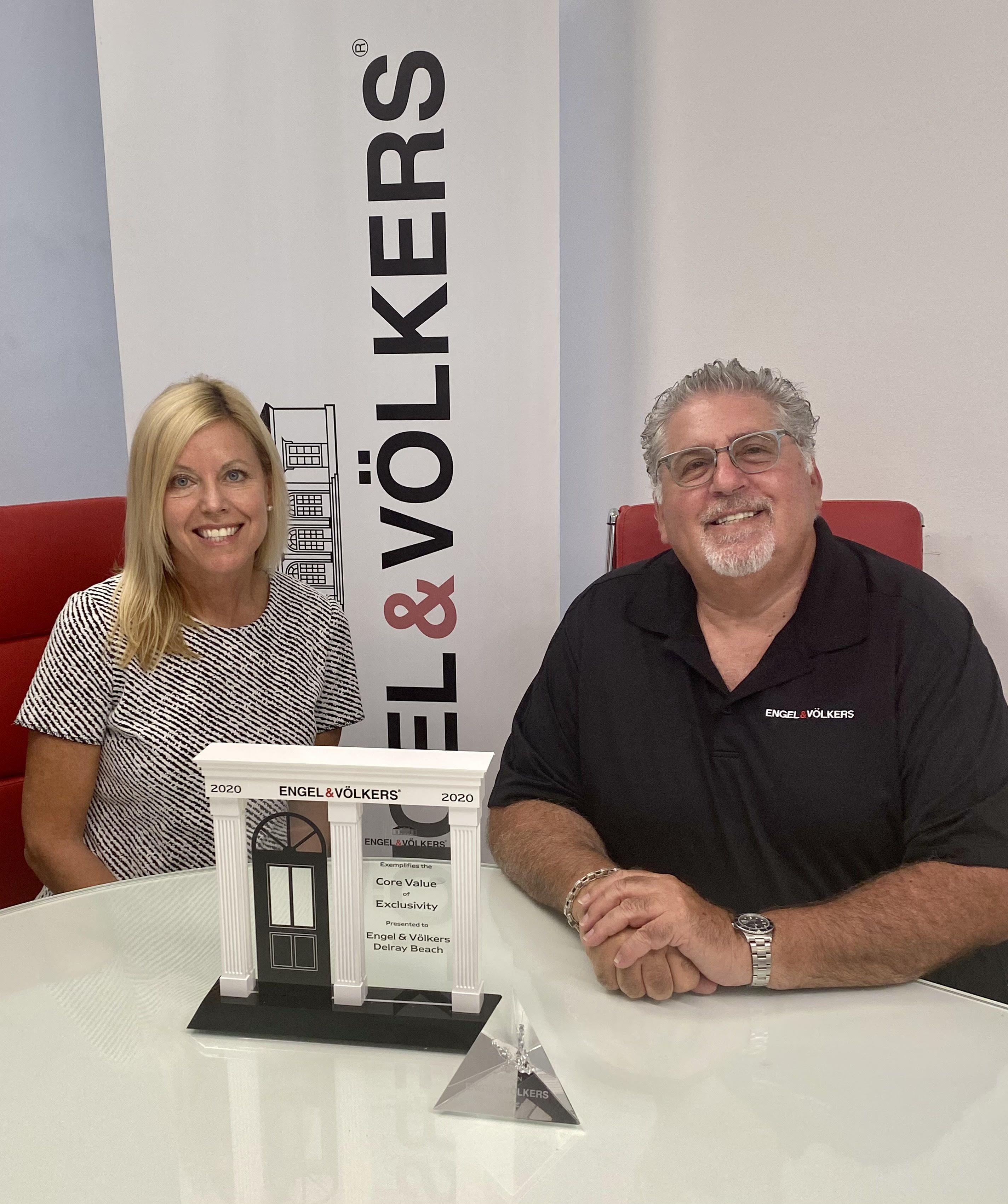 License Partners, Lenny Felberbaum and Leanna Fruin of Engel & Völkers Delray Beach