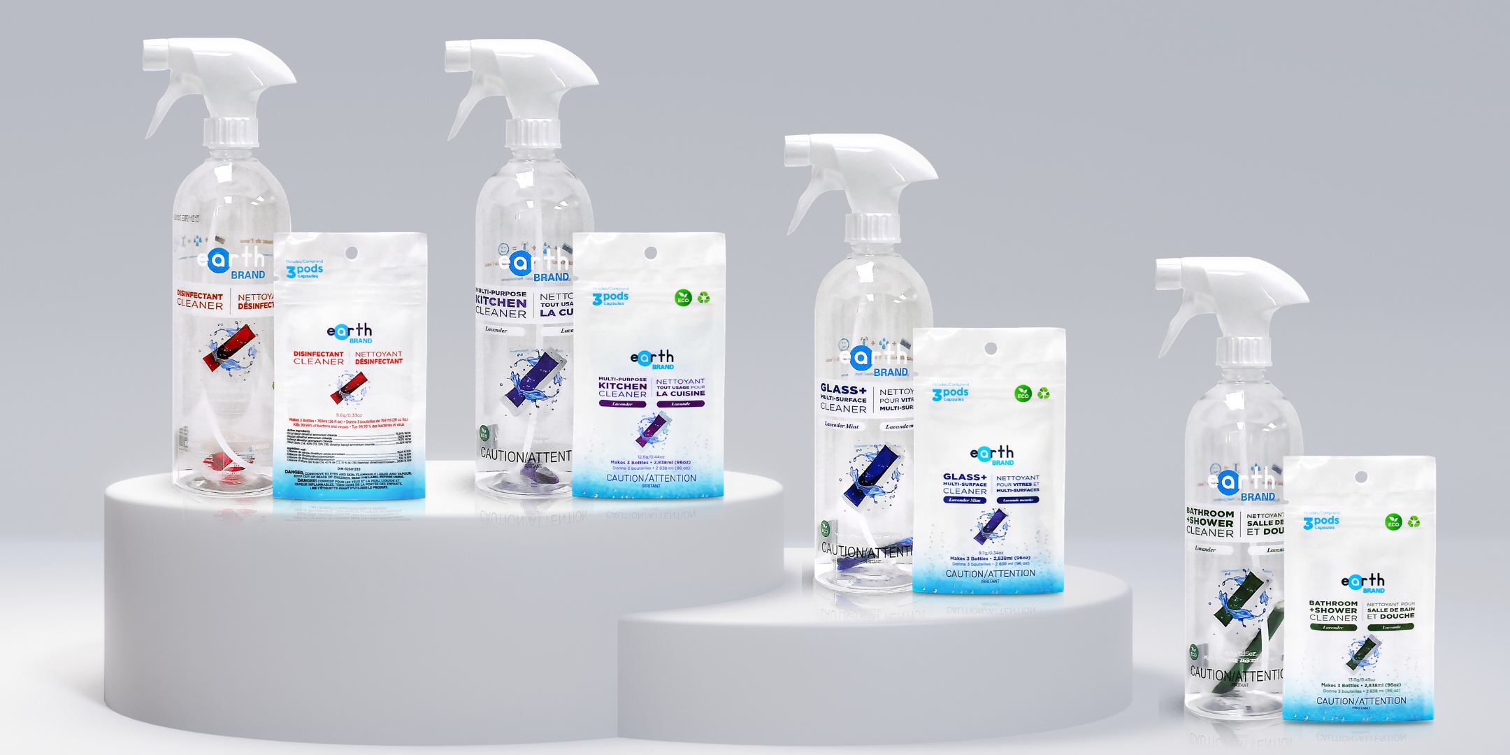 Earth Brand Environmentally Friendly Cleaning System - Pods & Bottles