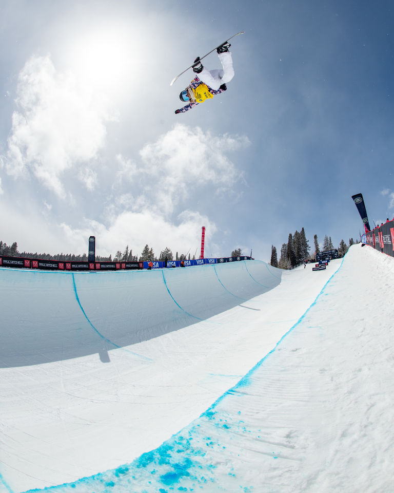 Monster Energy’s Chloe Kim Takes First Place in Women's Snowboard Halfpipe at the 2021 Land Rover U.S. Grand Prix in Aspen