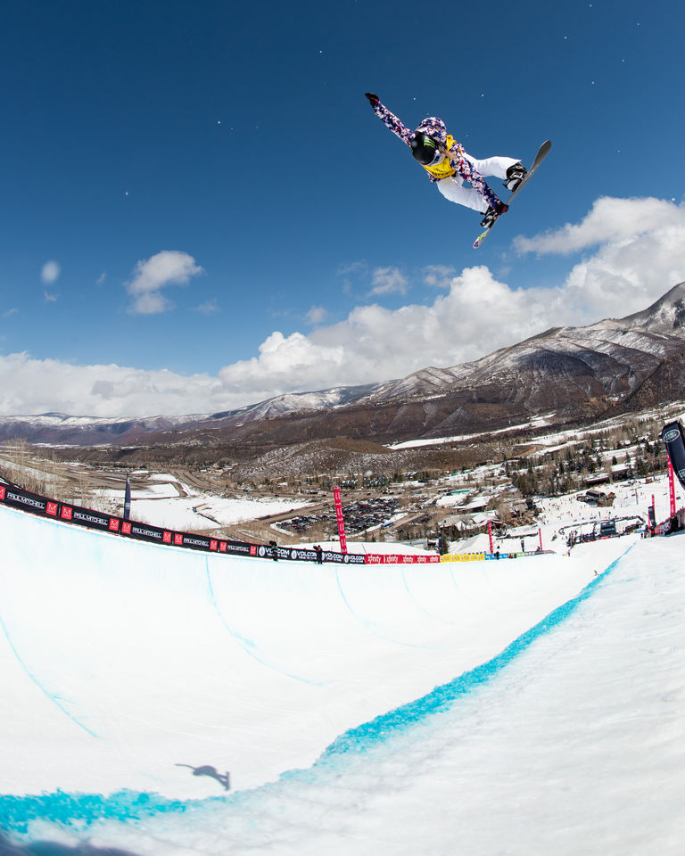 Monster Energy’s Chloe Kim Takes First Place in Women's Snowboard Halfpipe at the 2021 Land Rover U.S. Grand Prix in Aspen