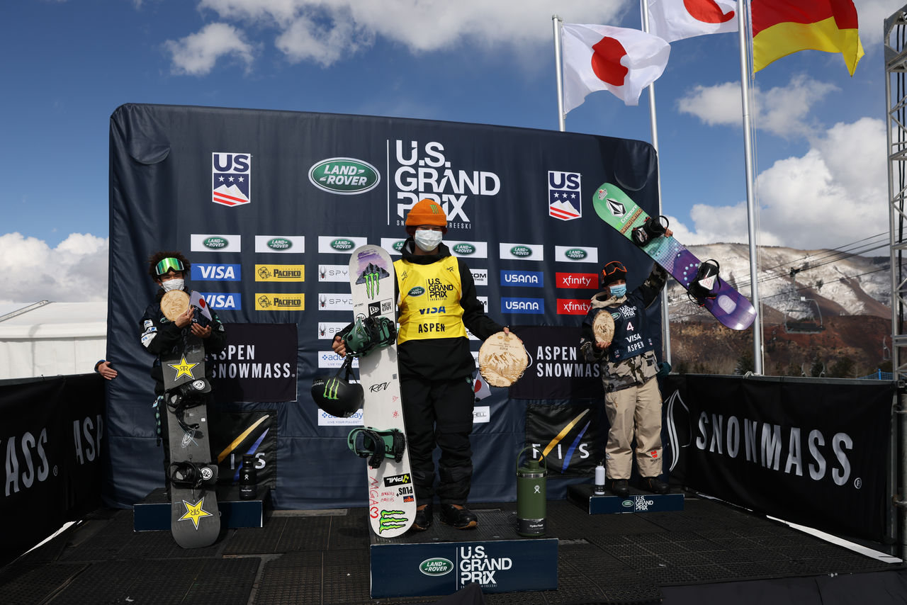 Monster Energy’s Yuto Totsuka Takes First Place in Men's Snowboard Halfpipe at the 2021 Land Rover U.S. Grand Prix in Aspen