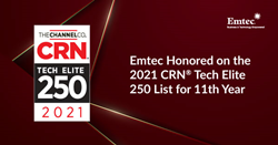 Thumb image for Emtec, Inc. Honored on the 2021 CRN Tech Elite 250 List for 11th Year