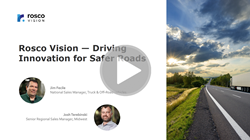 Rosco Vision's presentation, "Driving Innovation for Safer Roads"