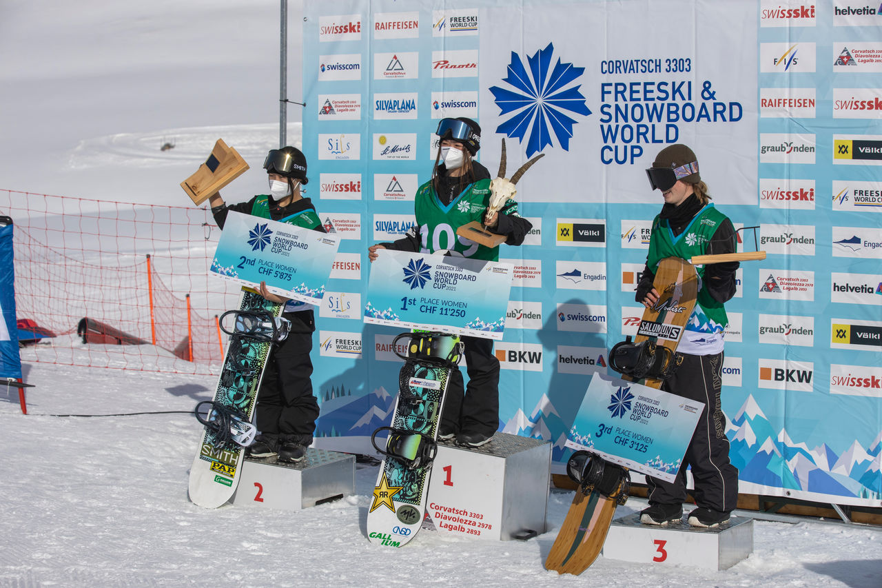 Monster Energy's Kokomo Murase Claims Silver in Women's Snowboard Slopestyle at 2021 FIS Snowboard World Cup Finals in Silvaplana