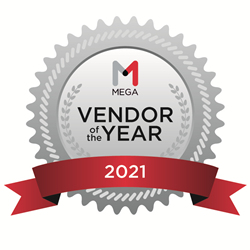 MEGA Vendor of the Year award logo