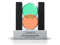 Best Friends Animal Society has been named a Brand of the Year* in the 2021 Harris Poll EquiTrend® study.