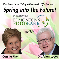Edmonton's Food Bank fundraiser with Dr. Allen Lycka and Connie Pheiff
