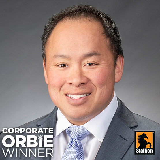 Corporate ORBIE Winner, Jason Lu of Stallion Oilfield Services