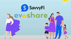 EvoShare and SavvyFi announce partnership for college savings and student loan repayments.