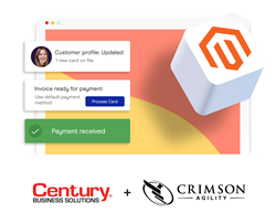 Crimson Agility and Century partner to bring seamless, secure payment processing to Magento.
