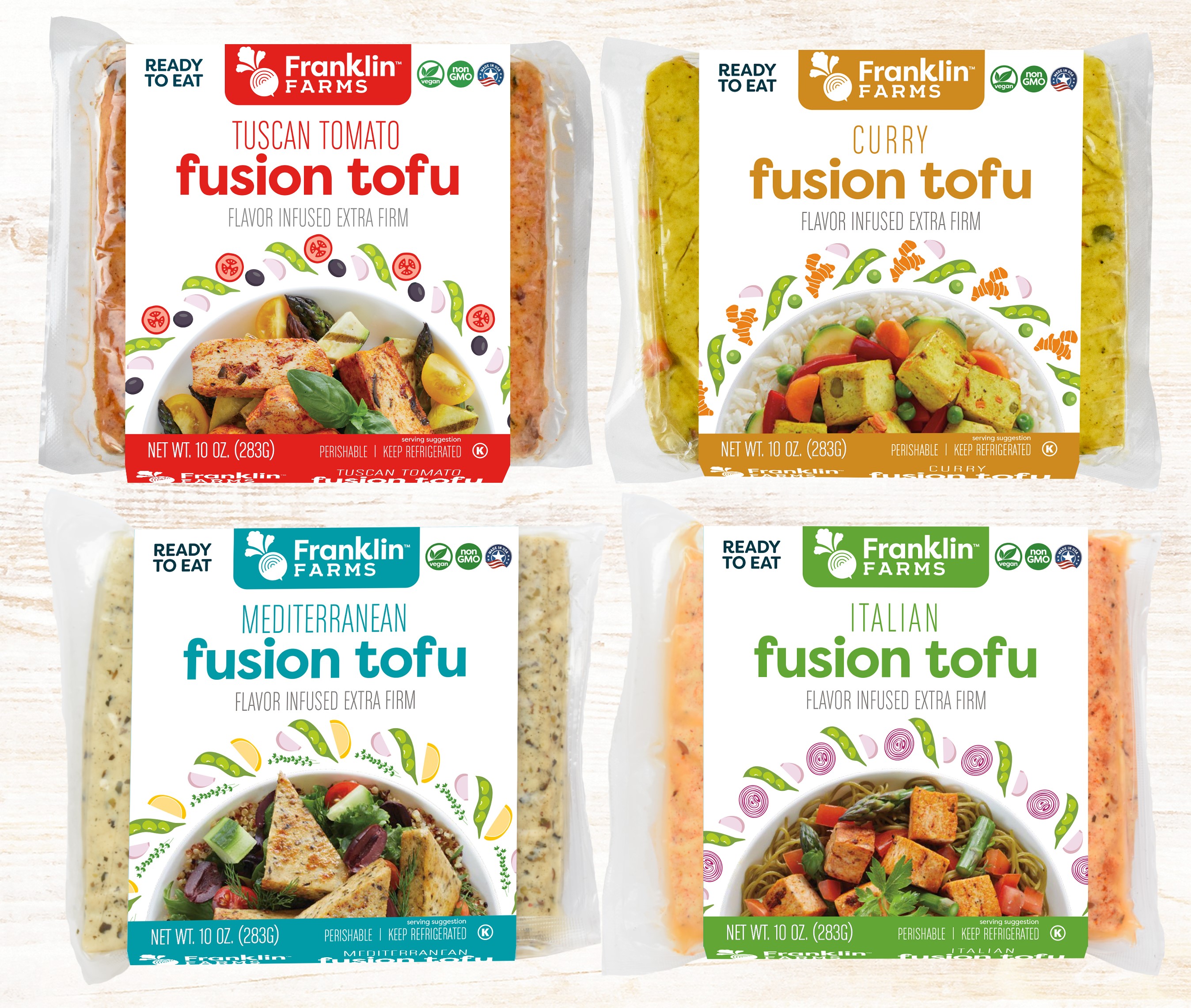 Franklin Farms Fusion Tofu Four Flavors