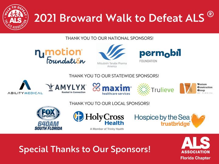 Venture Construction Group of Florida Sponsors Broward Walk to Defeat ALS®