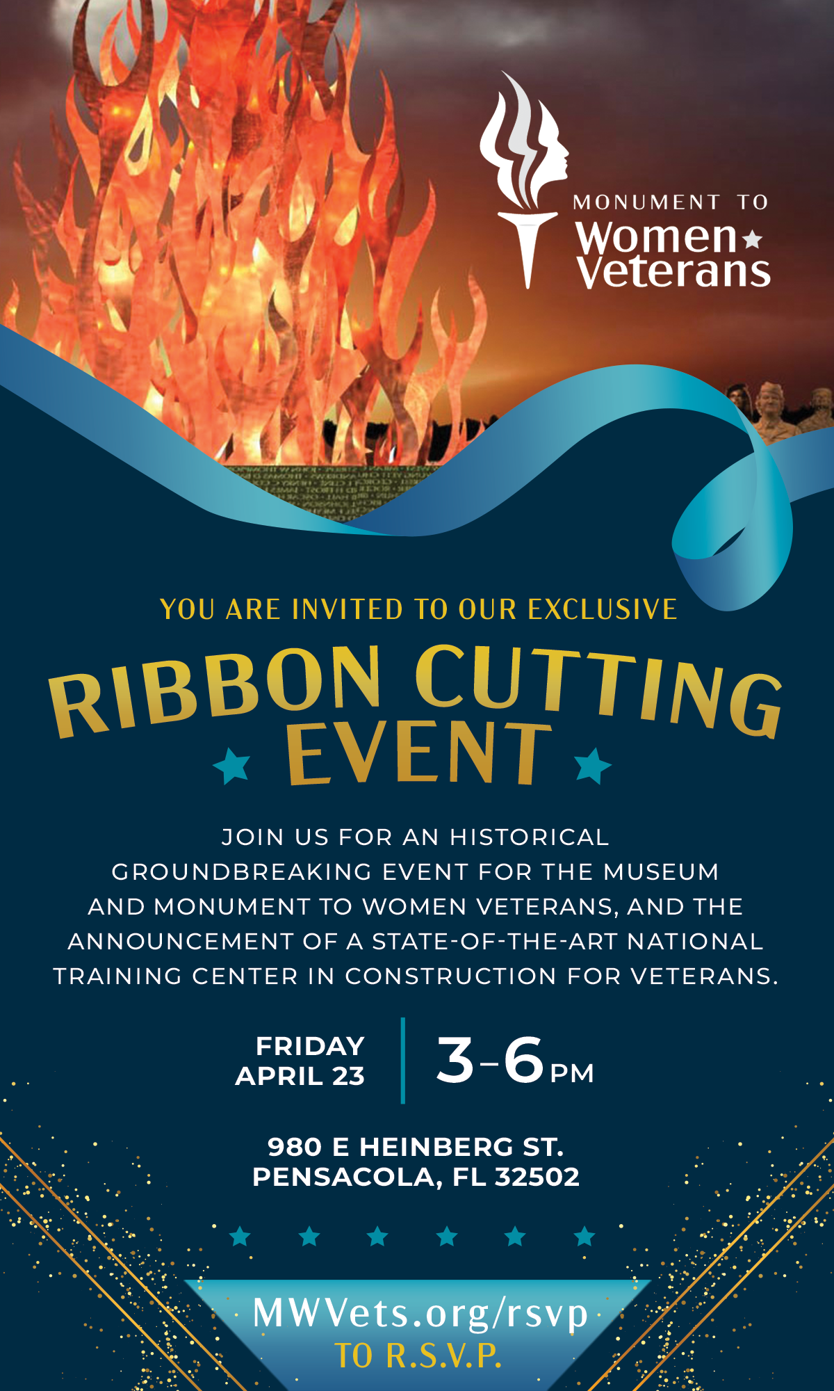 Join this public groundbreaking event for the Monument to Women Veterans and national training center.