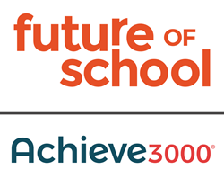 Future of School and Achieve3000 logos