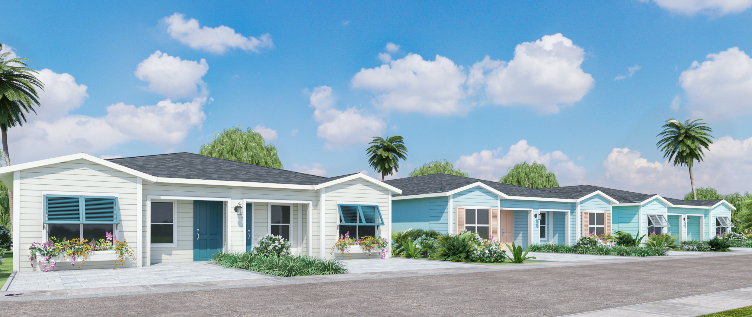Exterior Elevation of The Keys Homes Florida, upscale rental communities at an affordable price