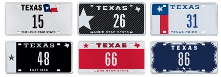 Auction will also include are two number plate messages.