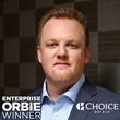Enterprise ORBIE Winner, Brian Kirkland of Choice Hotels International
