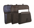 Double-Take iPad+MacBook Sleeve—Carries and protects two digital devices in style; Indigo, Inverness Plaid, Charcoal