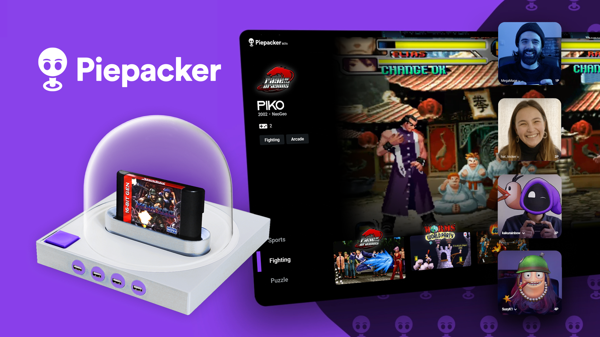 🕹️ Piepacker, online multiplayer for retro games by Piepacker — Kickstarter