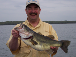 BassResource Founder Glenn May with a Lake Fork Lunker.