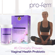 Vaginal Health Probiotics taken Orally for treatment of UTIs, BV, Yeast Infections