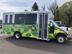 TransNet has a paratransit fleet of 22 Ford E-450 propane vehicles and soon takes delivery of 12 more, all equipped with ROUSH CleanTech propane autogas fuel systems.