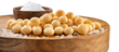 Display of macadamia nuts