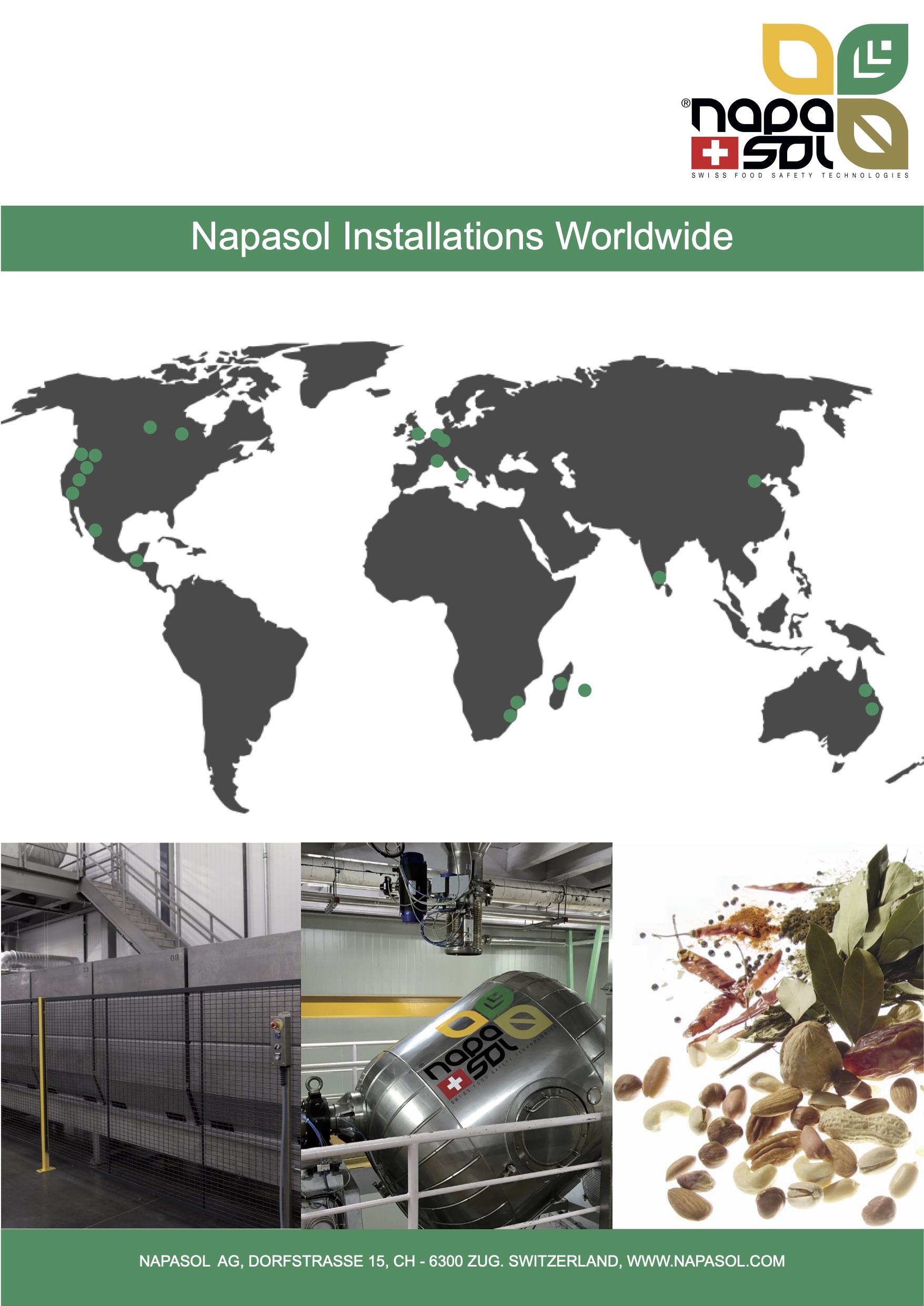 Napasol Pasteurization plants established worldwide