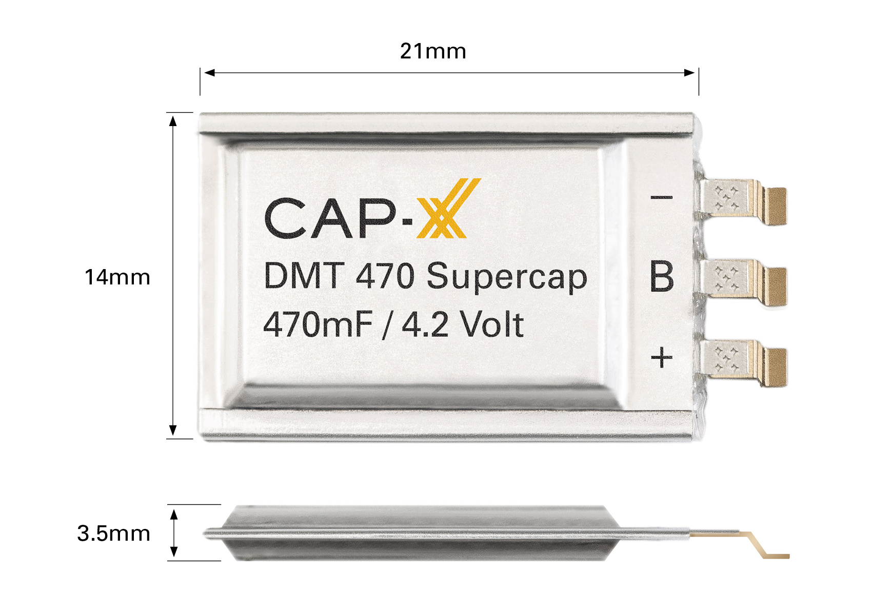 Thin prismatic CAP-XX supercap fits easily inside VAIMOO's small e-bike IoT device and delivers high burst power needed for e-bike sharing system's Bluetooth and GPS/GPRS data communications.