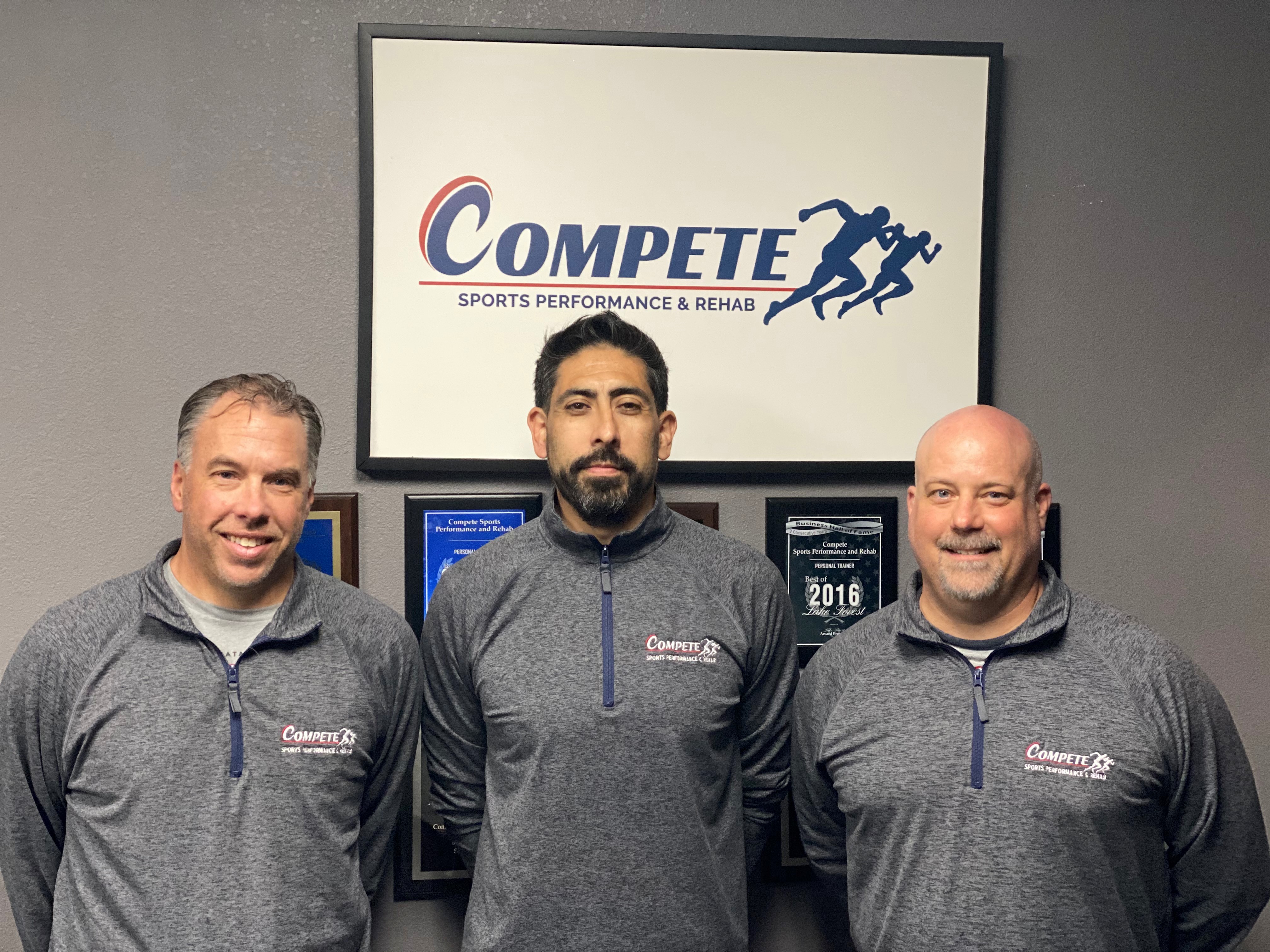 Compete's Yorba Linda Owners: Mike Hannegan, Marco Nunez and Chris Phillips
