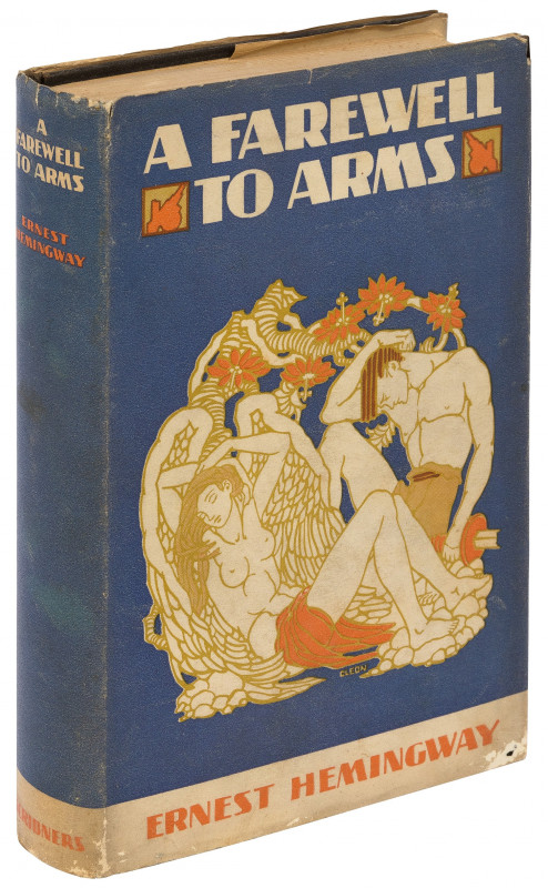 Ernest Hemingway, A Farewell to Arms, First edition, first issue in first issue dust wrapper offered by Between the Covers Rare Books.