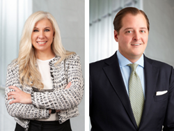 New Hallett & Perrin shareholders Elizabeth Fitch and Mark Pendleton