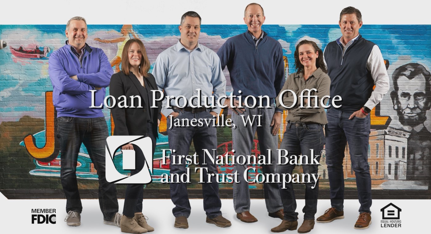 FNBT's Team at the Janesville Loan Production Office