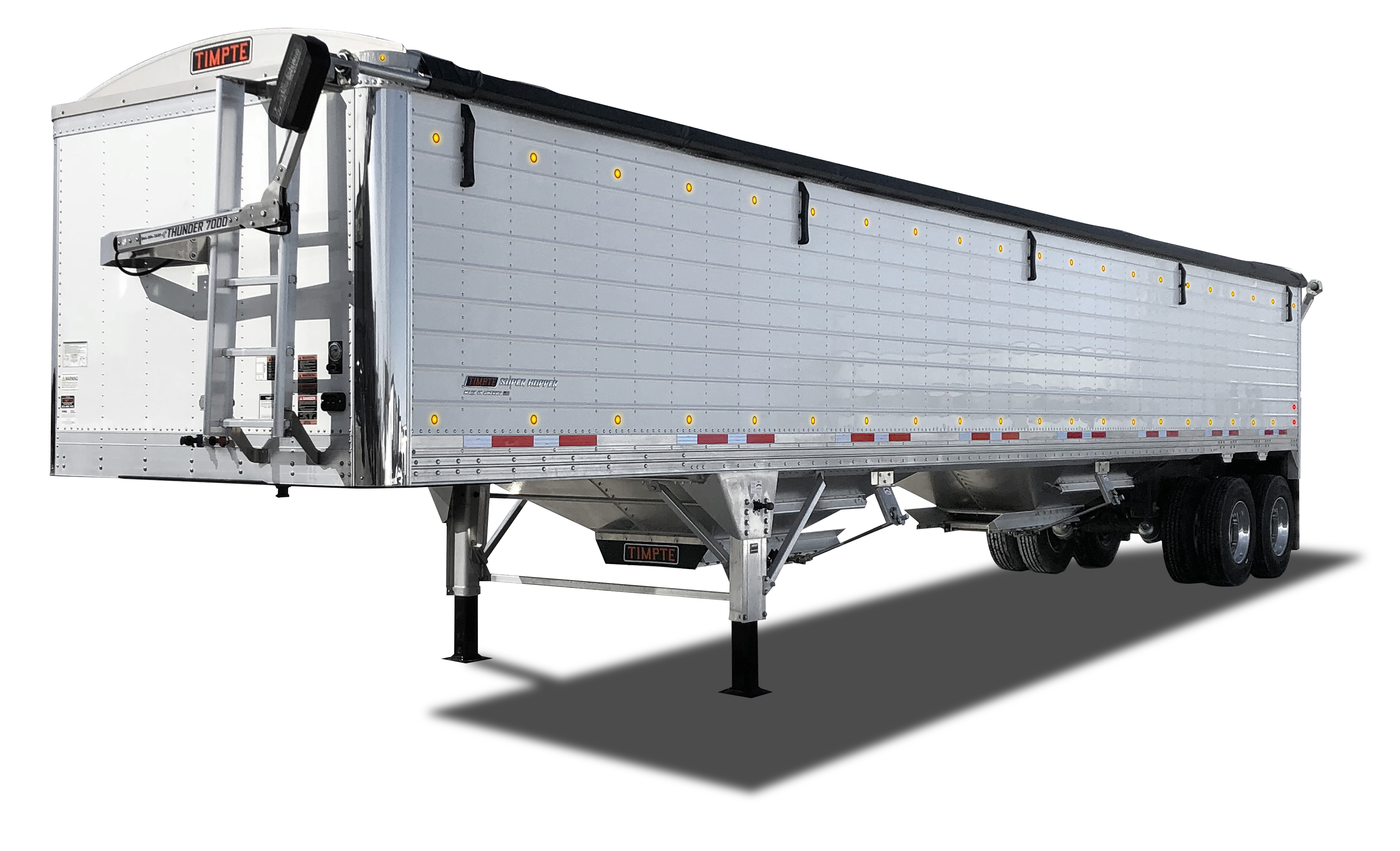 The move to Optronics’ LED lights will make Timpte trailers more visible, and Optronic LED lights commonly have life spans of between 50,000 to 100,000 hours.