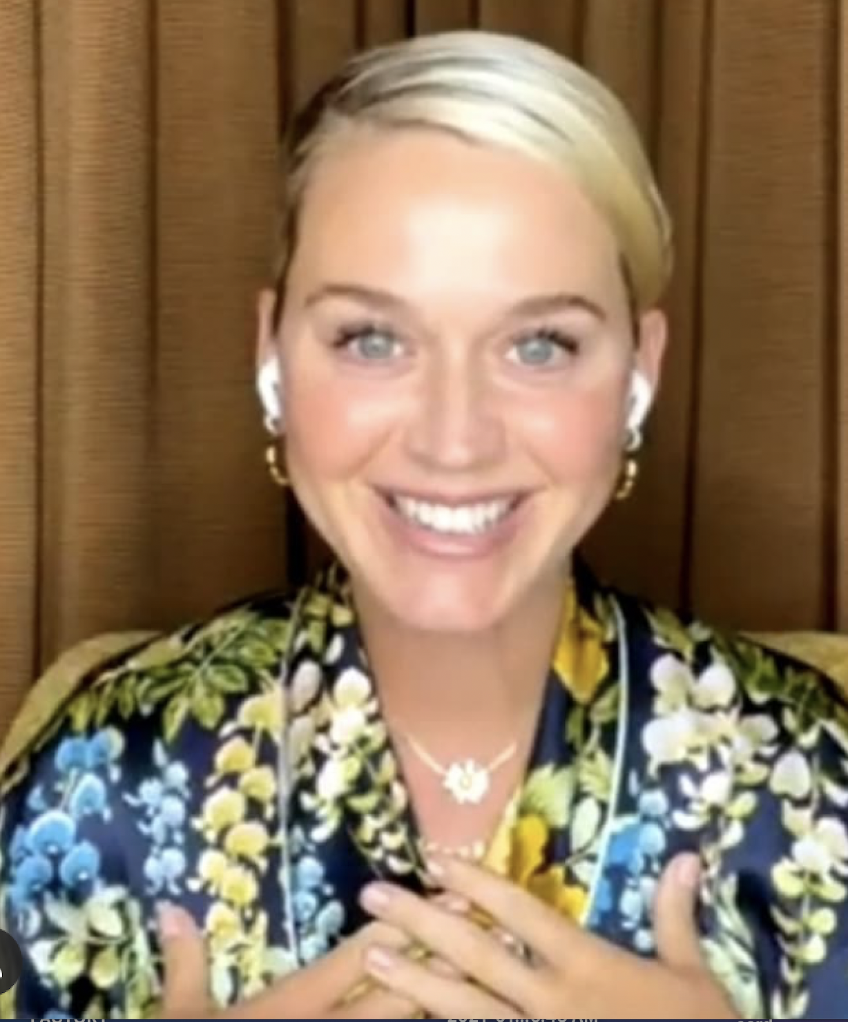 Katy Perry wearing Bonheur Jewelry earrings.
