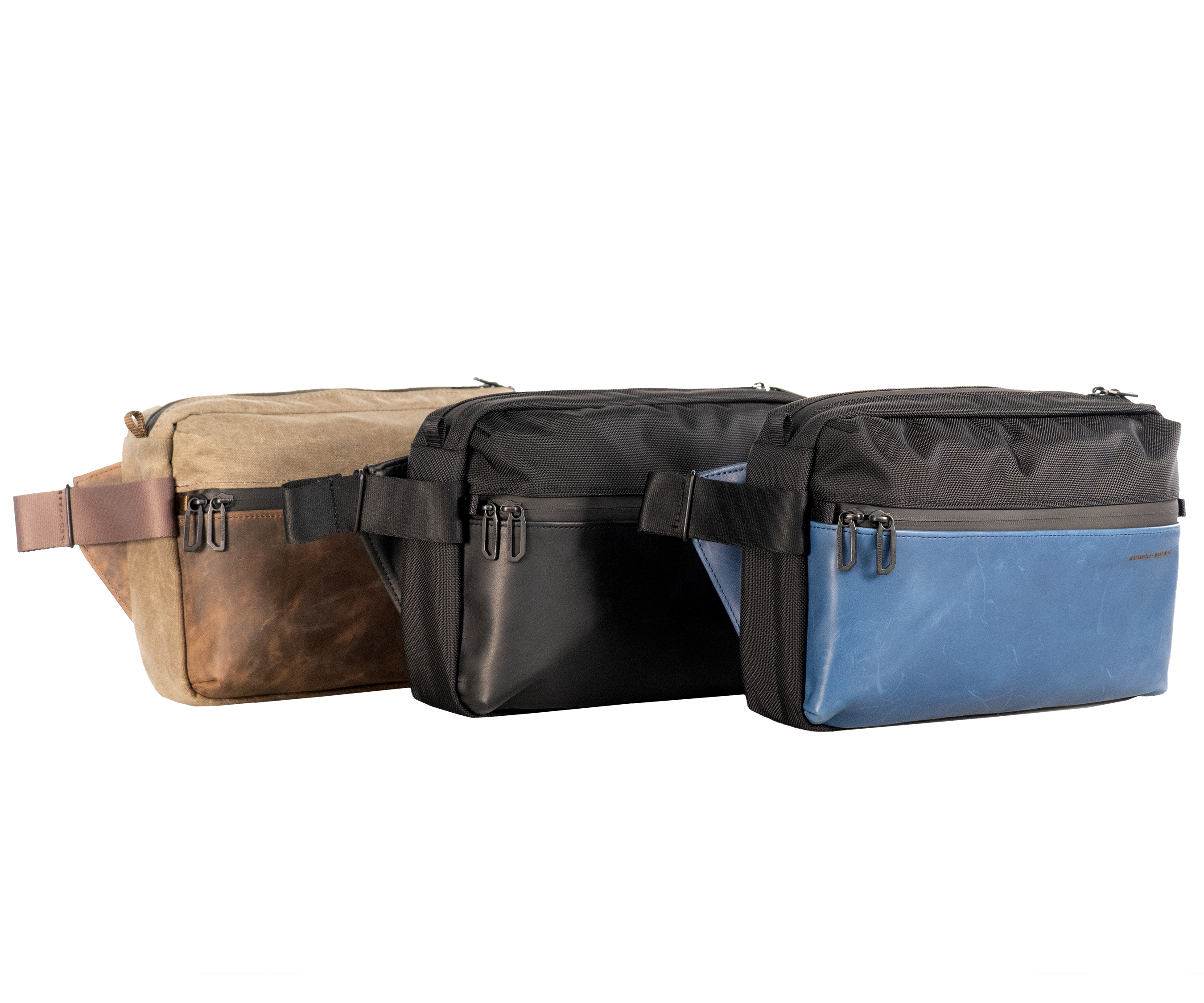 Full-sized Hip Sling Bag in sampling of color choices