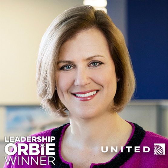 Leadership ORBIE Recipient, Linda Jojo of United Airlines