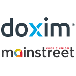 Doxim and Mainstreet logos