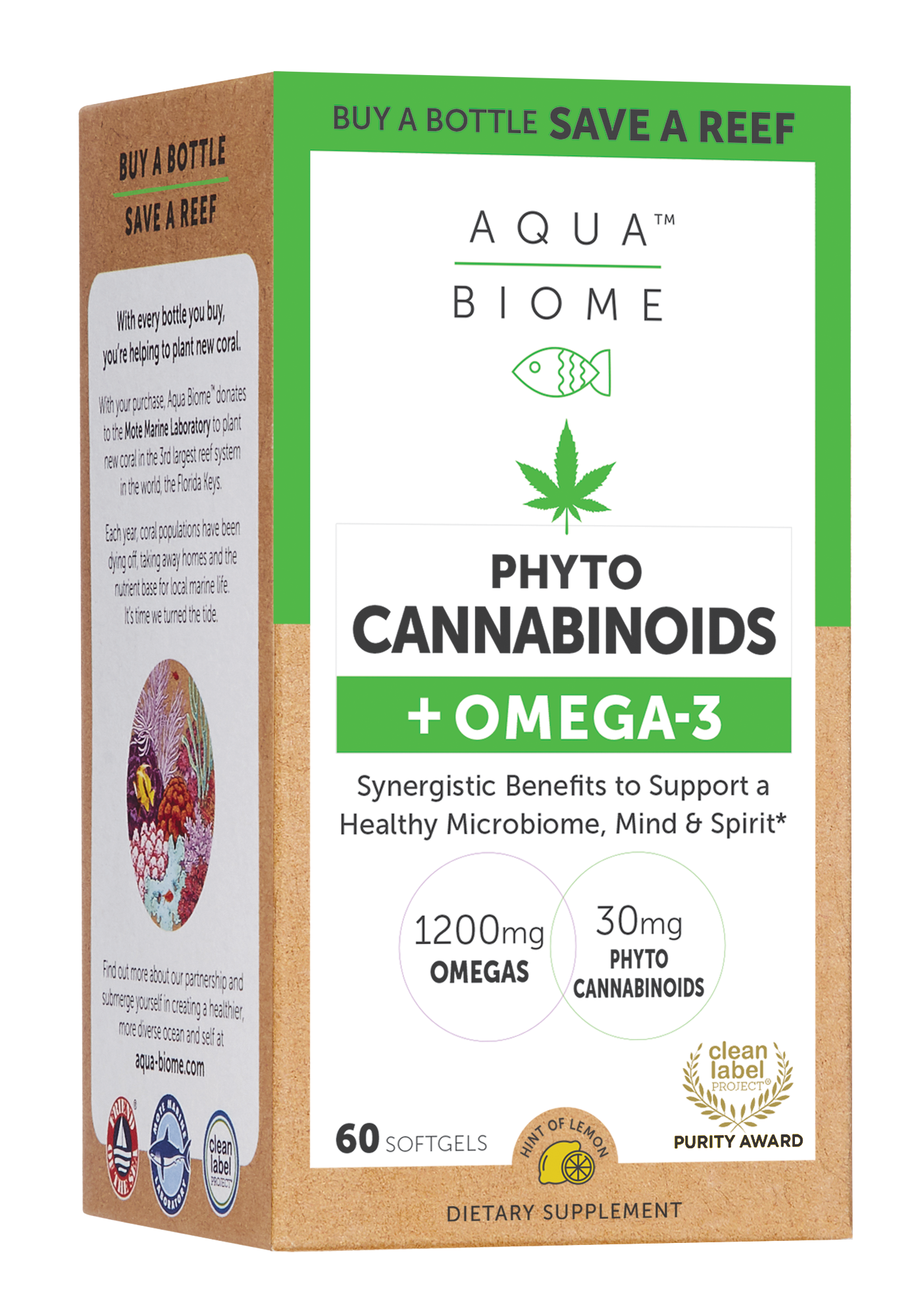 Aqua Biome™ Phytocannabinoids + Omega-3, Best of Winner, Consumer Choice Award.