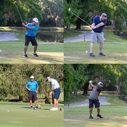 MaintenX team members swing for victory at “Golf Tournament Fore the Arts”.