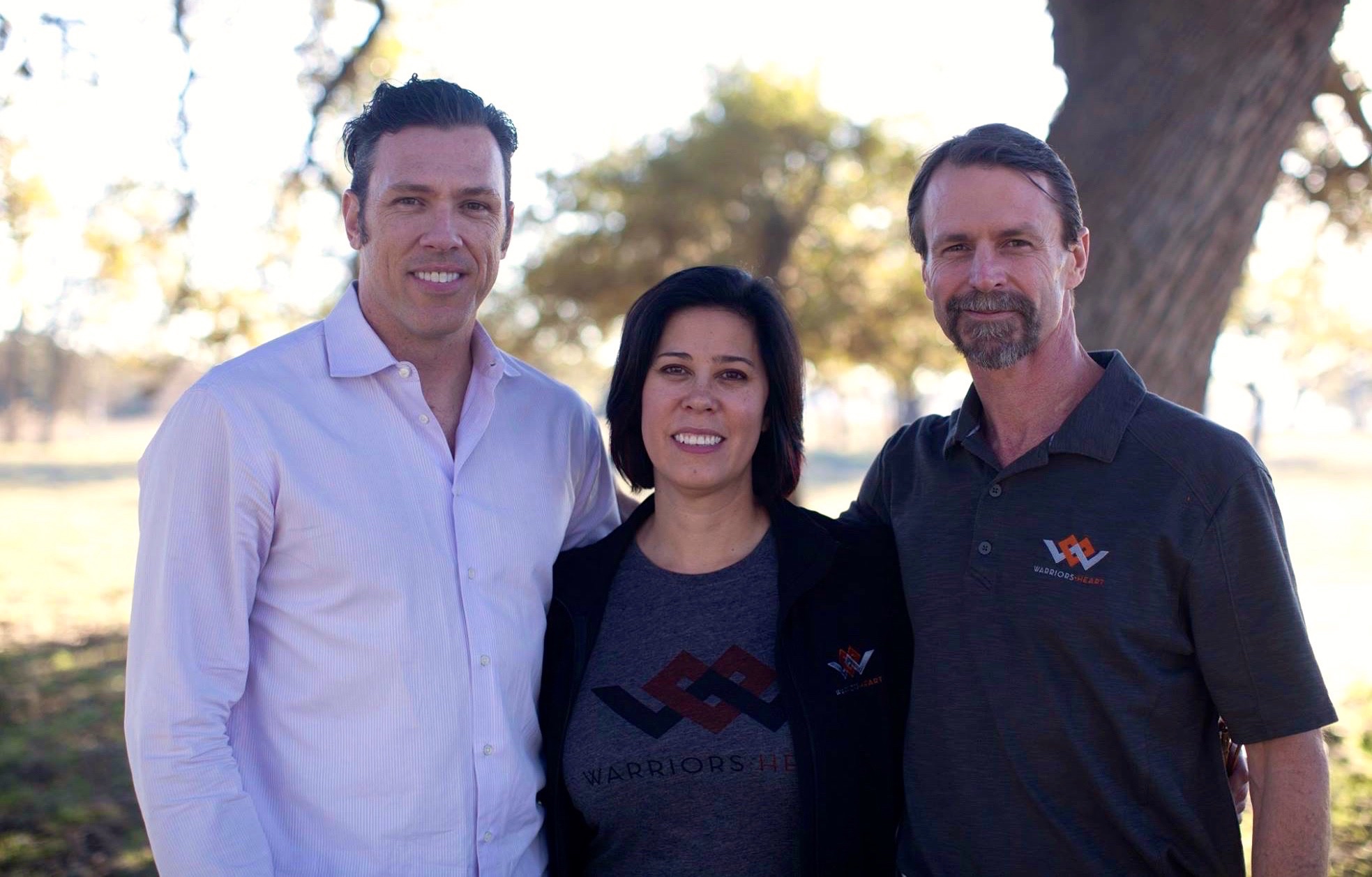 Warriors Heart Founders L to R: Former Special Forces Tom Spooner, Former Law Enforcement Officer Lisa Lannon, and CEO/President Josh Lannon