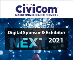 Civicom® Marketing Research Services Digital Speaker and Exhibitor NEXT 2021