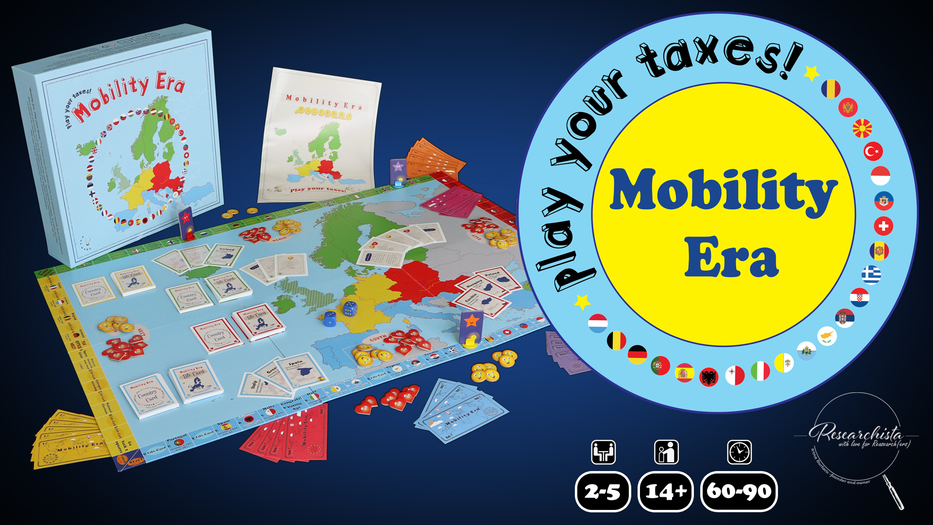 Mobility Era. Play your taxes! board game.