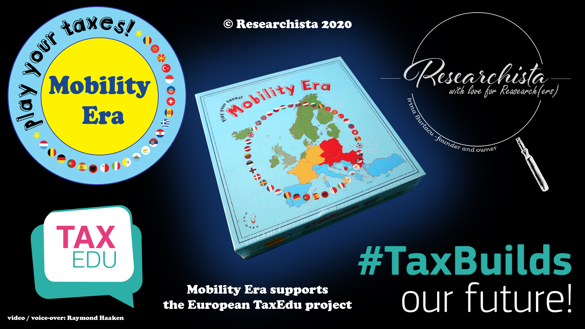 Mobility Era. Play your taxes! board game.