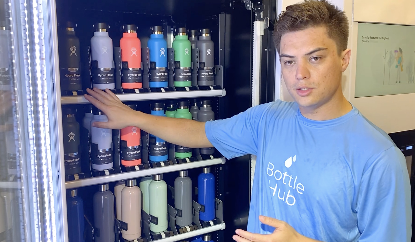 Trotter breaking down the kiosk technology and growth of the reusable water bottle industry