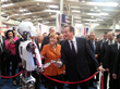 Engineered Arts RoboThespian Greets German Chancellor Merkel and UK Prime Minister Cameron