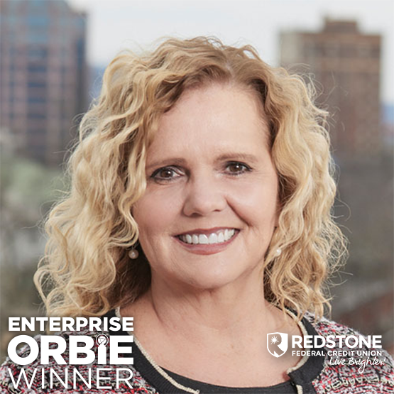 Enterprise ORBIE Winner, Terri Bentley of Redstone Federal Credit Union